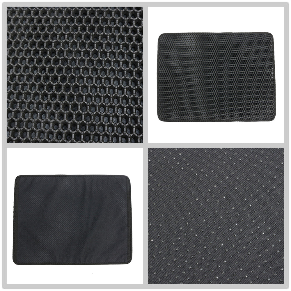 Double-Layer Cat Litter Box Mat Trapper EVA Pad Pet Foam Rubber Rug Pet Mat