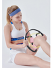 Multifunctional Muscle Massager Relaxation Roller Ring Clamp Yoga Body Shaping 4 Wheels Fitness Device for Sports