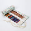 Canvas Pencil Wrap Roll Up Pencil Case For Coloring Pencil