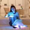 Colorful Glowing Dolphin Doll Christmas Gift Plush Toy