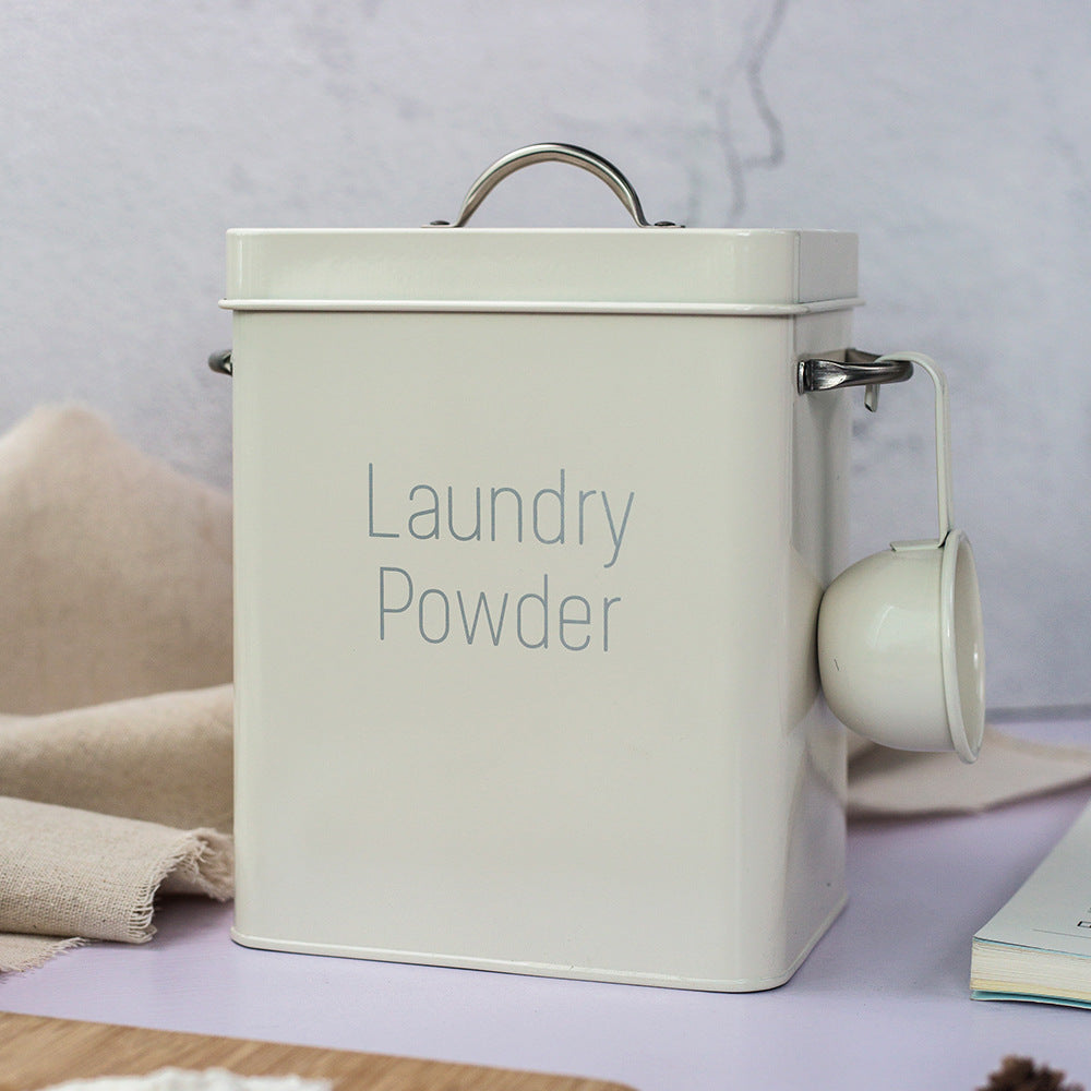 Nordic style washing powder bucket