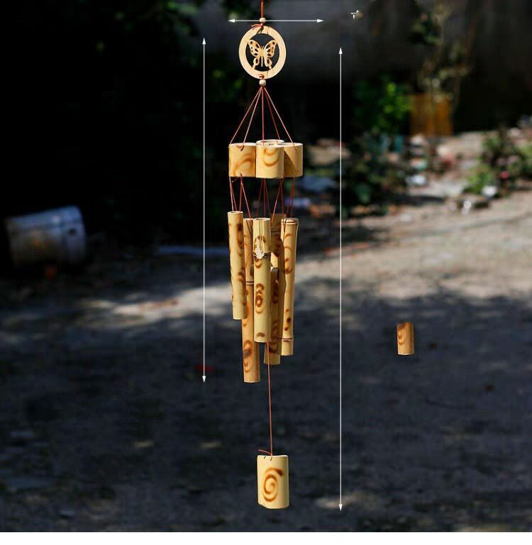 Student decoration gift wooden wind chime