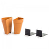 Creative Plastic Office Bookend Flower Pot