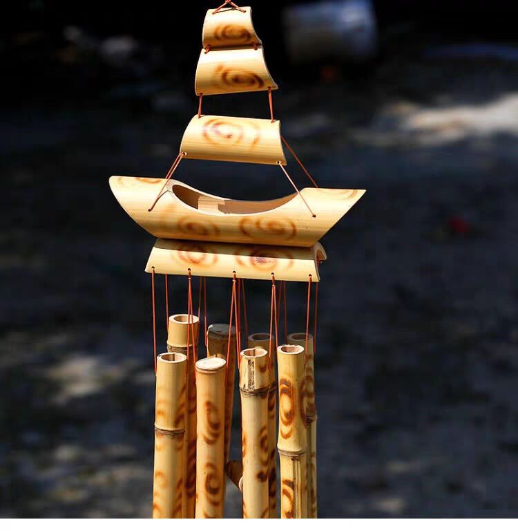 Student decoration gift wooden wind chime