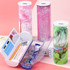 Quicksand Translucent  Multifunction Cylindrical Pencil Box