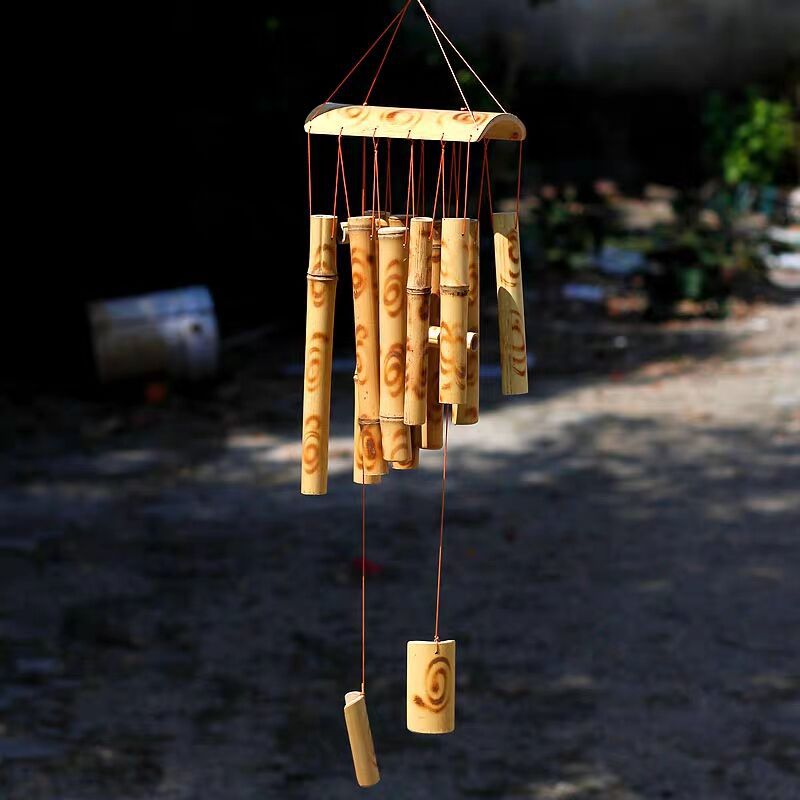 Student decoration gift wooden wind chime