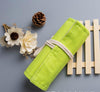 Canvas Pencil Wrap Roll Up Pencil Case For Coloring Pencil