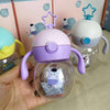 499 spring and summer TRITAN material infant high-end cup antenna baby straw cup learn to drink cup anti-fall