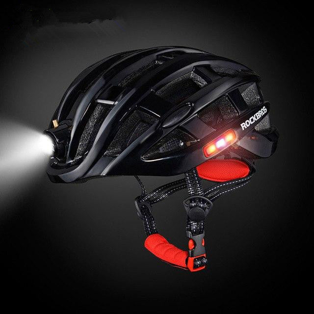 Light Cycling Helmet USB Rechargeable Bike Ultralight Helmet Intergrally-Molded Mountain Road Bicycle Mtb Helmet