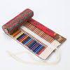 Canvas Pencil Wrap Roll Up Pencil Case For Coloring Pencil