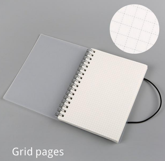 Plastic Cover Bound Spiral Coil Notebook