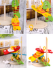 Children's educational creative fishing toys wooden baby early childhood teaching water ring wooden toys