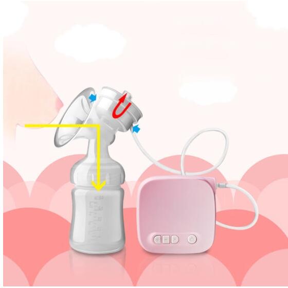 Automatic Milk Pumps Kit Electric Breast Pump Natural Suction Enlarger Feeding Bottle USB Breast Milksucker BM