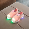 Children's Sports Shoes LED Lighting Shoes Shiny Shell Head Children's Shoes