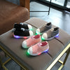 Children's Sports Shoes LED Lighting Shoes Shiny Shell Head Children's Shoes