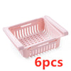 Refrigerator Storage Basket Stretchable Multifunction Kitchen Refrigerator Storage Box